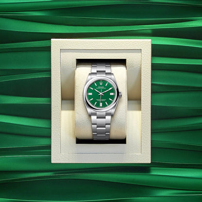 1:1 Luxury Automatic Mechanical Watch | RLX Watch OP 36 Silver Green