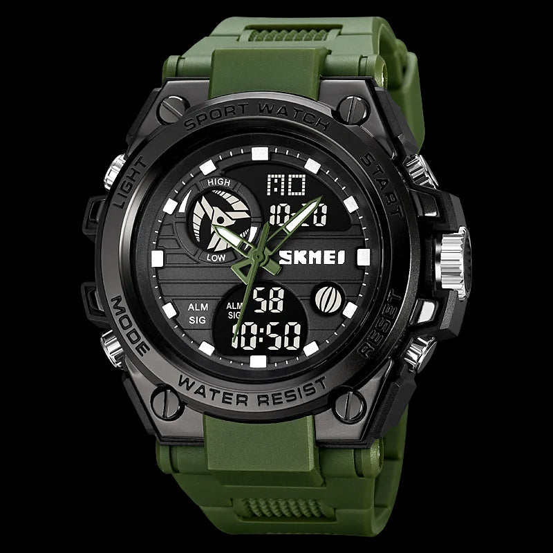 SKMEI Multifunction Dual Time Chrono Date Quartz Watch | SKMEI 2031