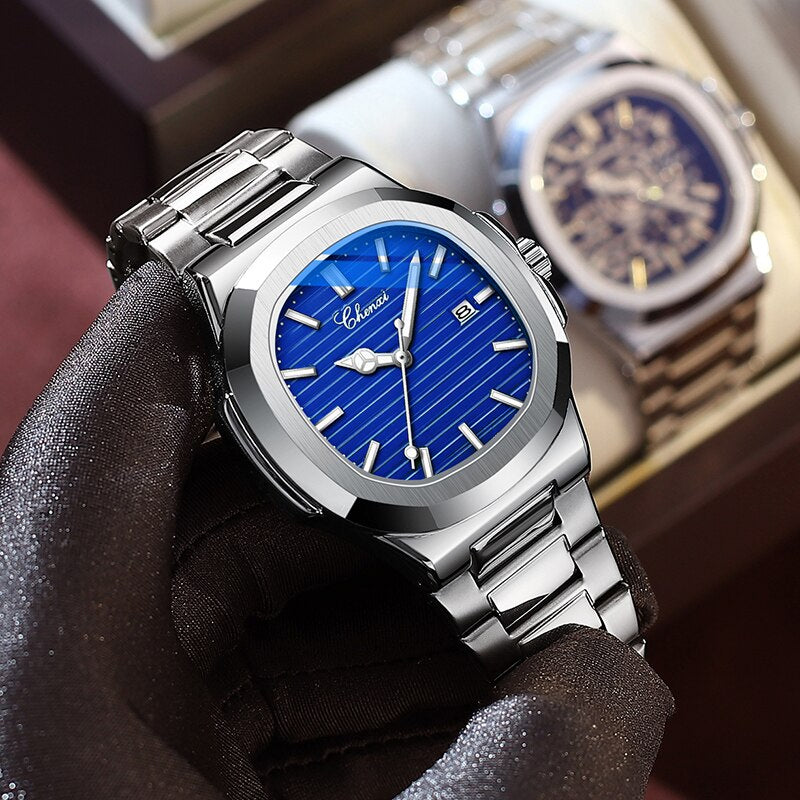 Premium Quality  Stainless Steel Classic Quartz Watch - Chenxi 01