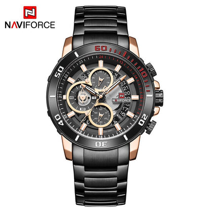 Original NAVIFORCE Stylish Waterproof Quartz Watch for Men | NF 47