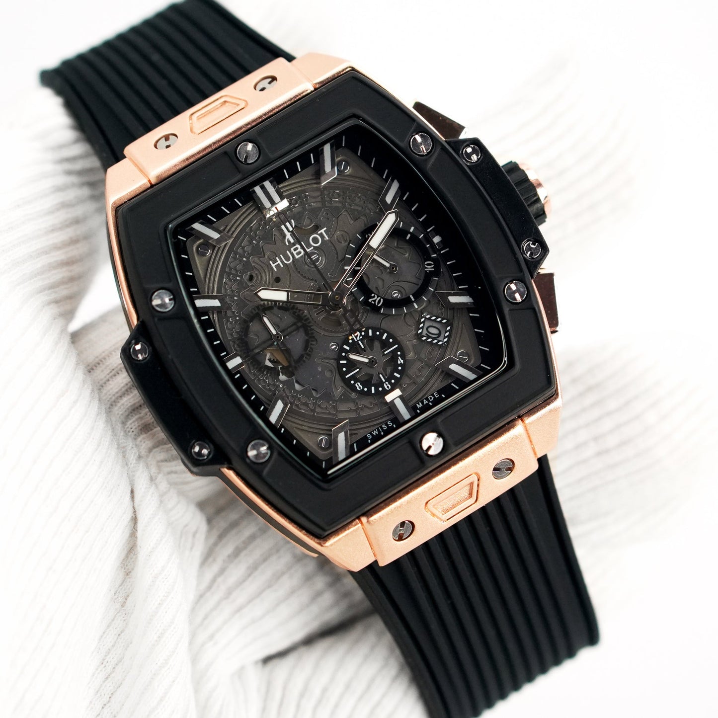 Hublot Premium Quality Chronograph Quartz Watch | HBLT Watch 2036 G