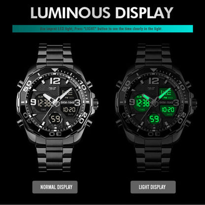 SKMEI 1649 Digital Analog LED Quartz Watch