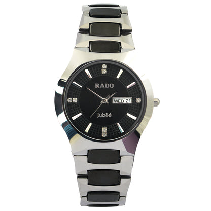 Premium Quality Rado Ceramic Stainless Steel Mix Quartz Watch | RAD Watch CS 51 B