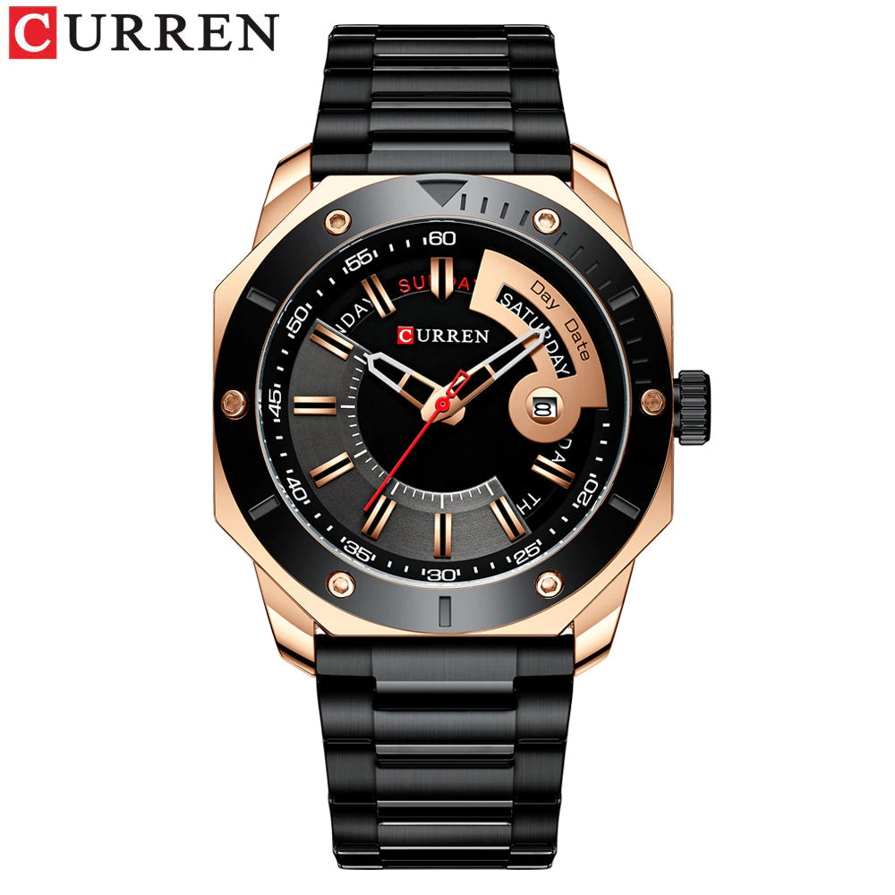 Original Trendy Stylish Stainless Steel CURREN Watch for Men | Curren 55