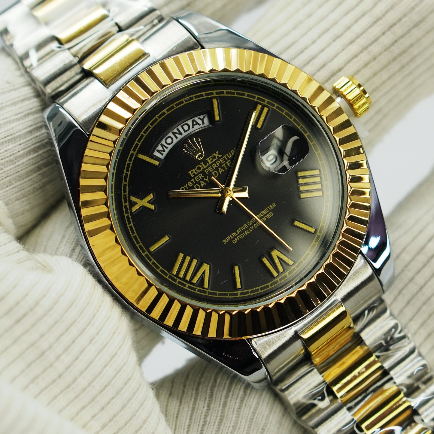Premium Quality Full Day Date Quartz Watch | RLX Watch A46 H