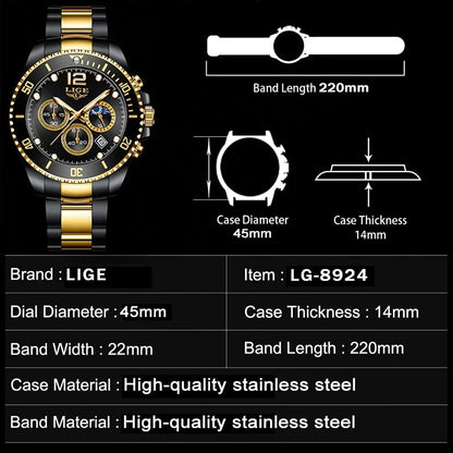 Original Lige Quartz Watch - Lige 04