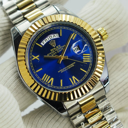 Premium Quality Full Day Date Quartz Watch | RLX Watch A46 J