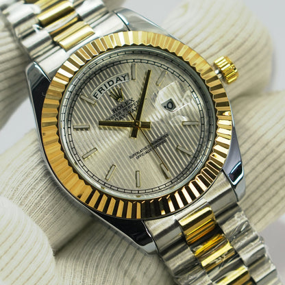 Premium Quality Full Day Date Quartz Watch | RLX Watch A46 K