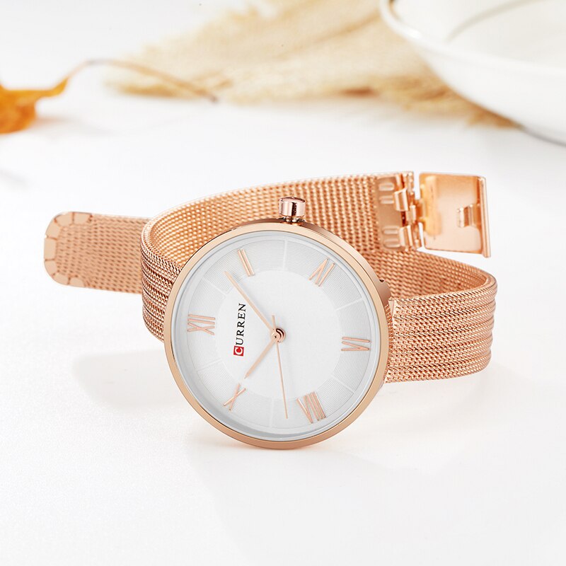 Original Trendy Stylish Stainless Steel CURREN Watch for Women | Curren L 06