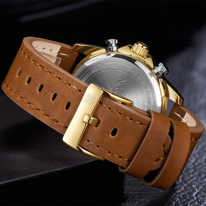 Original NAVIFORCE Stylish Waterproof Quartz Watch for Men | NF 37