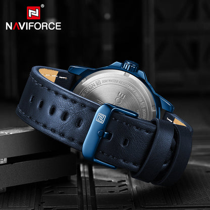 Original Premium Quality NAVIFORCE Stylish Waterproof Quartz Watch for Men | NF 50