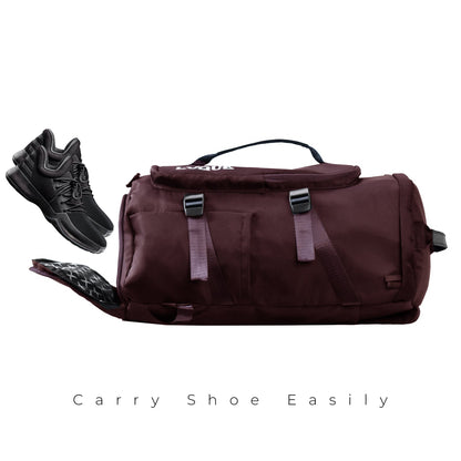 New 4in1 Bag | Travel Bag | Gym Bag | Carry Shoe |  V10 Coffee Color