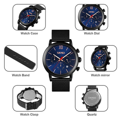 Original Trendy Stylish SKMEI Wristwatch Watch for Men - SKMEI 17