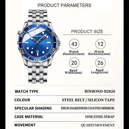 Premium Quality Quartz Watch | Binbond 1002