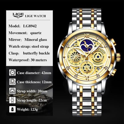 Original Lige Quartz Watch - Lige 05