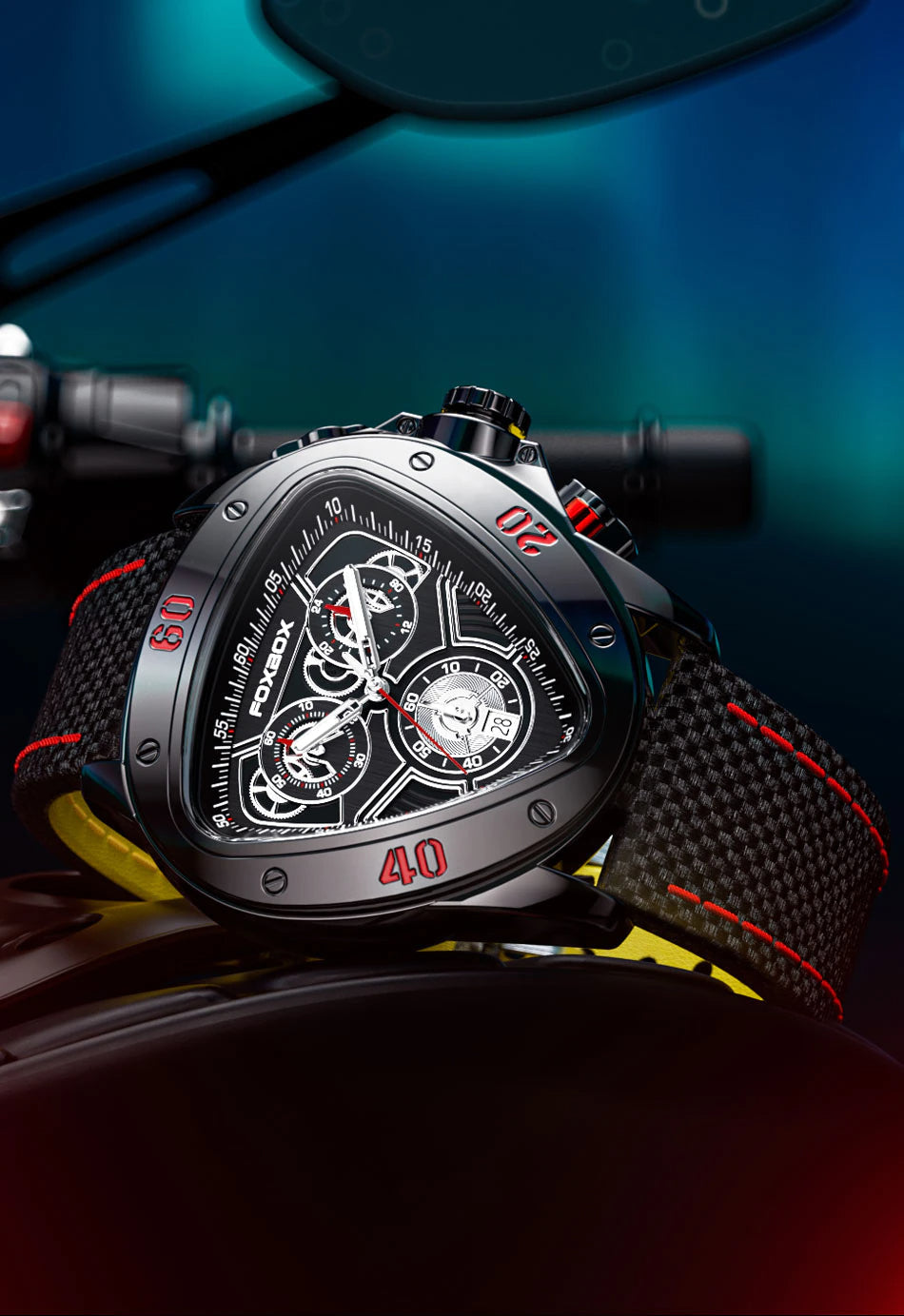 FOXBOX Luxury Quartz Waterproof Chronograph Watch | Foxbox 01