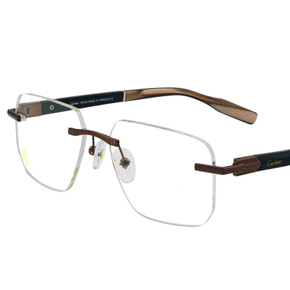 Luxury Stylish CARTIER Eye Glass | Optic Frame | Eyeware | CRTR Frame 91 A