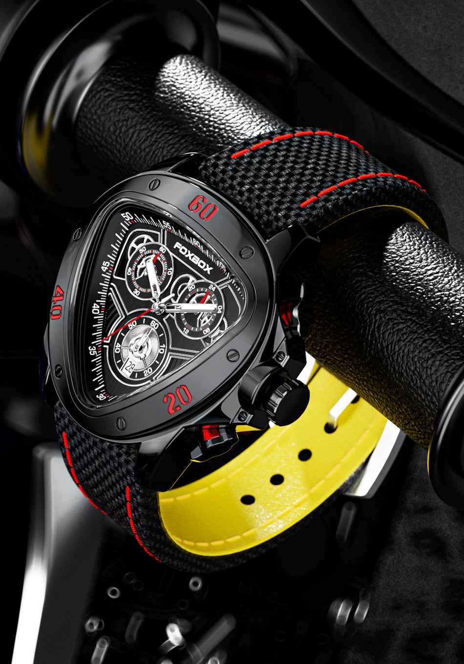 FOXBOX Luxury Quartz Waterproof Chronograph Watch | Foxbox 01