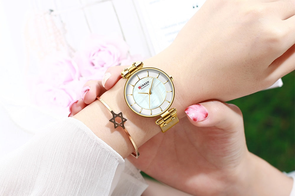 Original Trendy Stylish Stainless Steel CURREN Watch for Women | Curren L 05