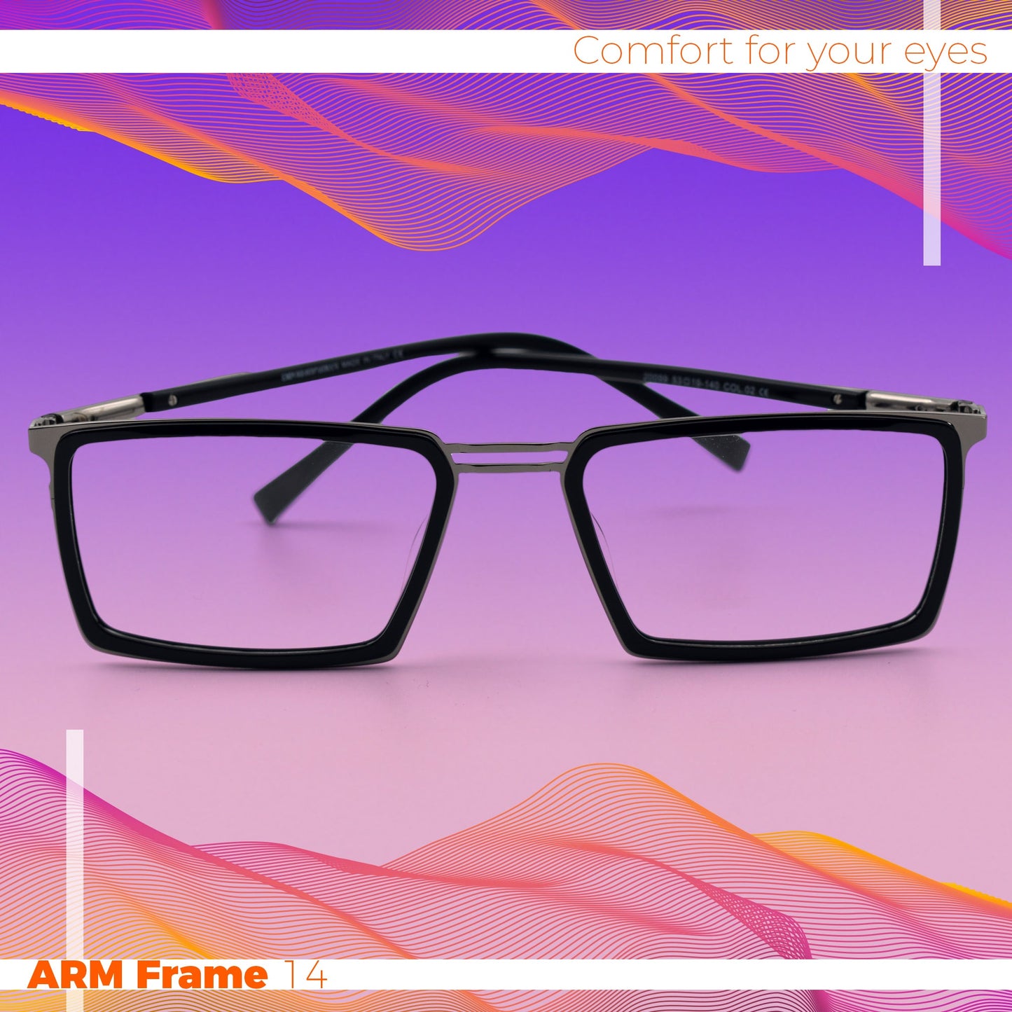 Premium Quality Trendy Stylish Optic Frame | ARM Frame 14