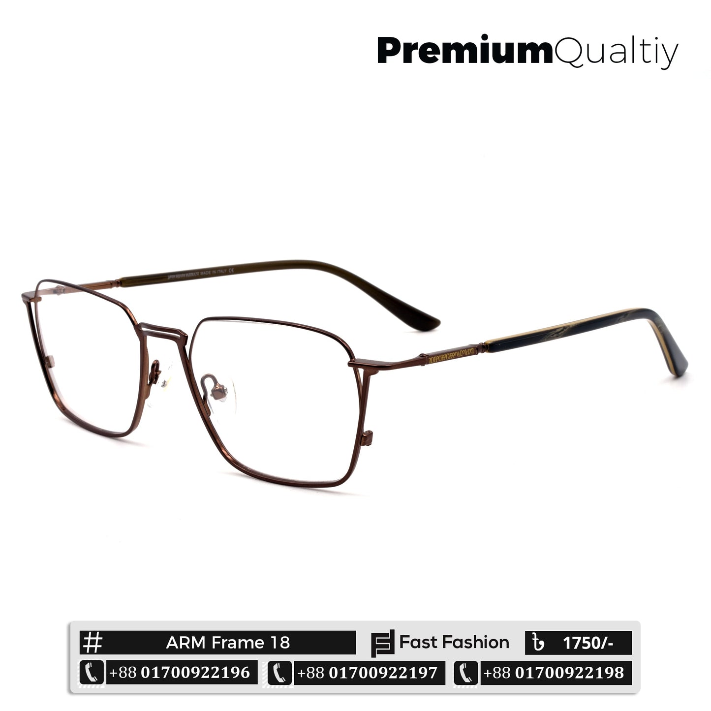 Premium Quality Trendy Stylish Optic Frame | ARM Frame 18