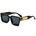 Oversized Square Geometric Acetate Sunglasses | GC 66 A
