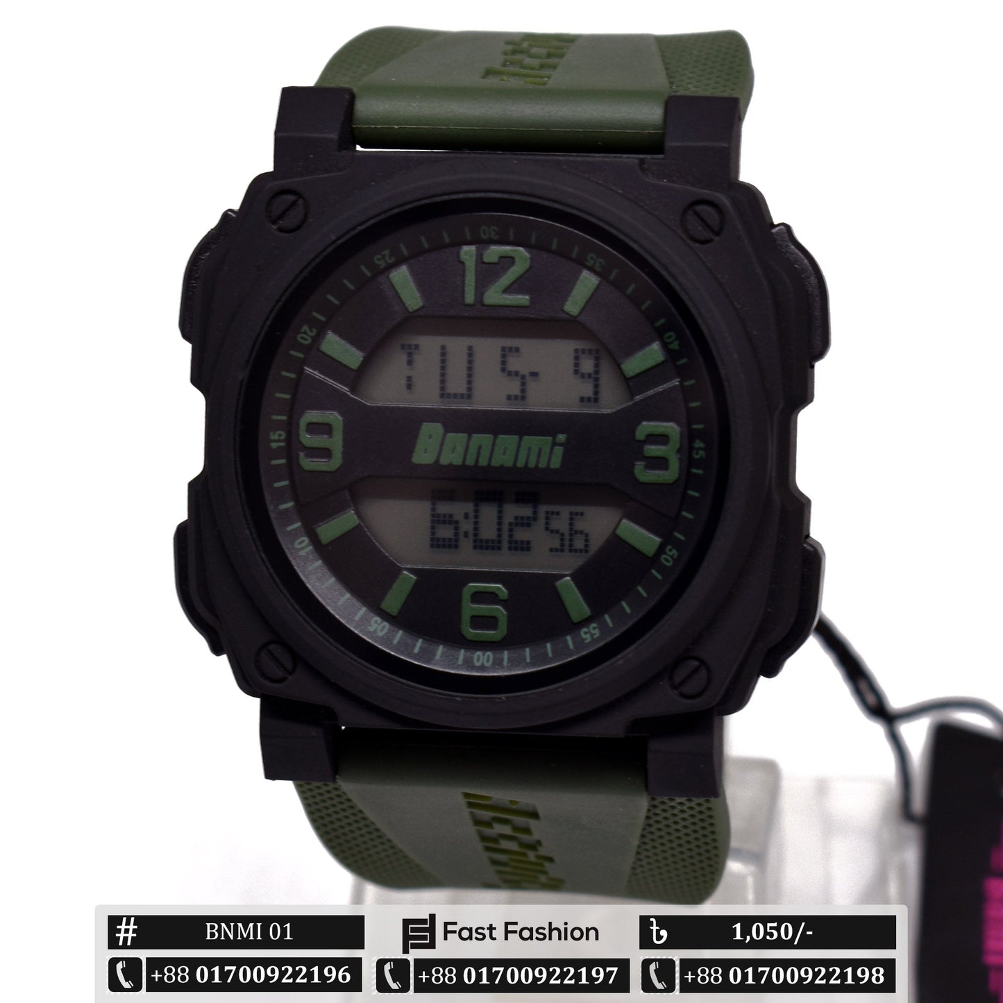 Sports Watch Original  BNMI LED Wristwatch LED Watch for Men - BNMI 01