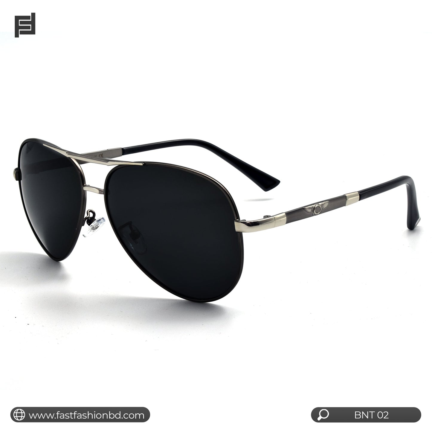 New Stylish Trendy Pilot Shape Business Class Polarized Sunglass | BNT 02