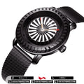 Stylish Unique Design Quartz Stainless Steel Watch For Men - Biden 12