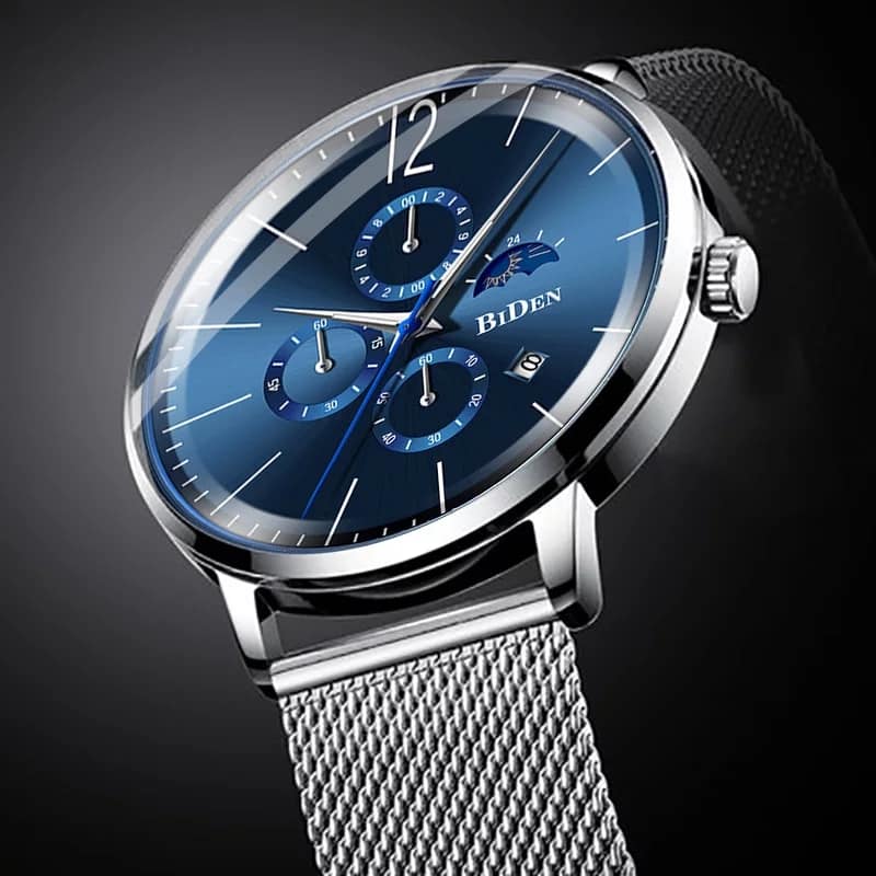 Premium Quality Business Class Quartz Watch For Men - Biden 14