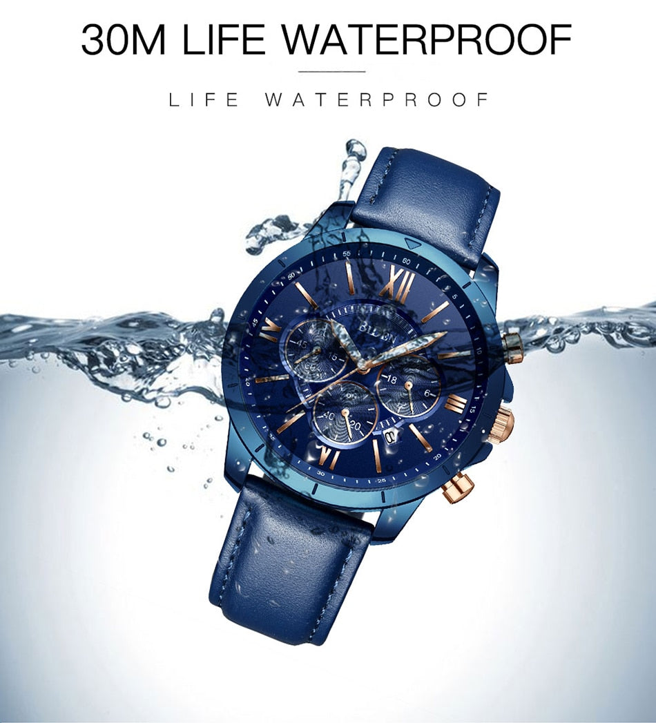 Multifunction Wristwatch Waterproof Stylish Watch - Biden 25