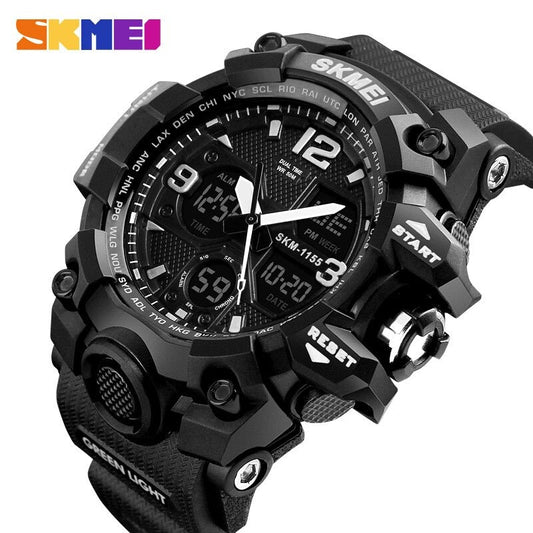 SKMEI Military Sport Digital 5Bar Waterproof Dual Display Watch - SKMEI 45