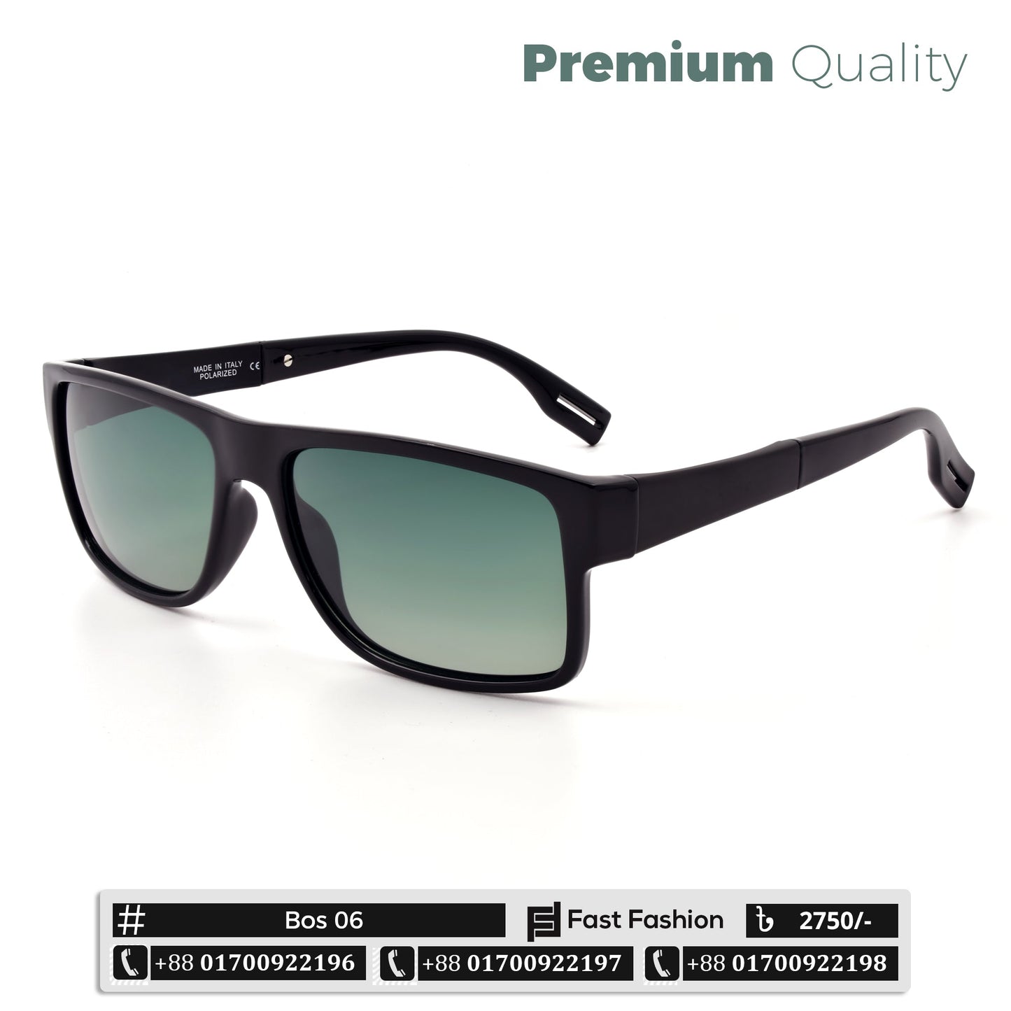 Trendy Stylish Luxury Polarized Sunglass | Bos 06 | Premium Quality