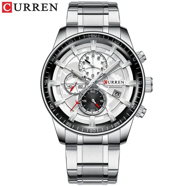 CURREN Chronograph Quartz Watch | Curren 8362 Black