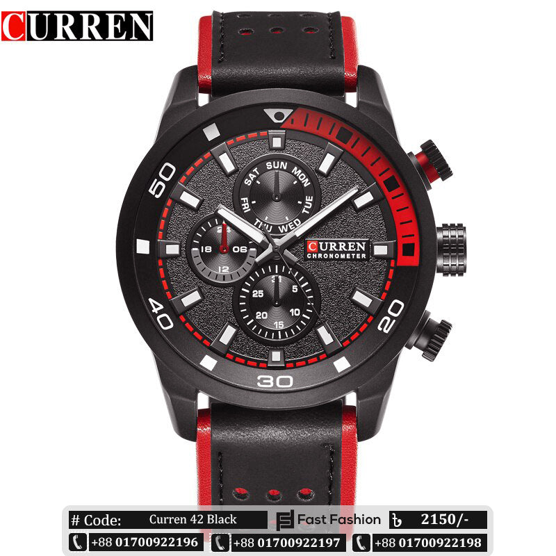 Trendy Stylish Stainless Steel Original CURREN Watch for Men | Curren 42