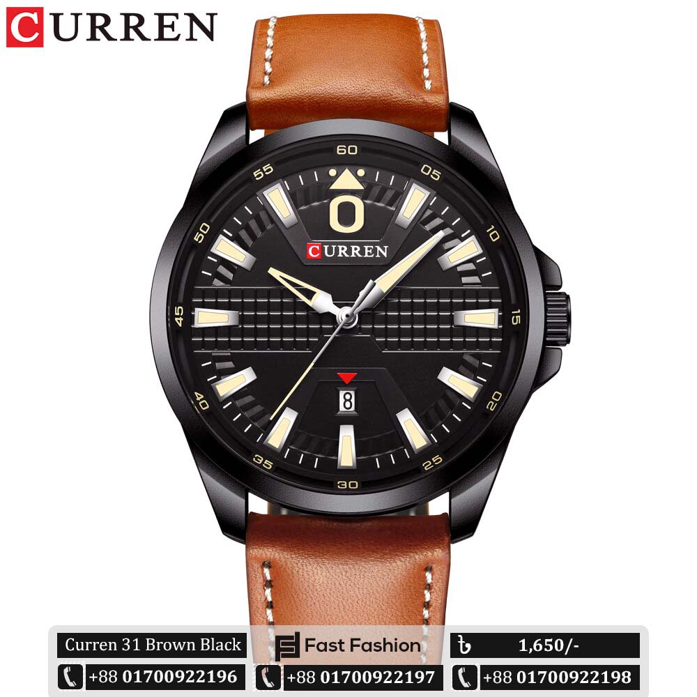 Trendy Stylish Stainless Steel Original CURREN Watch for Men | Curren 31