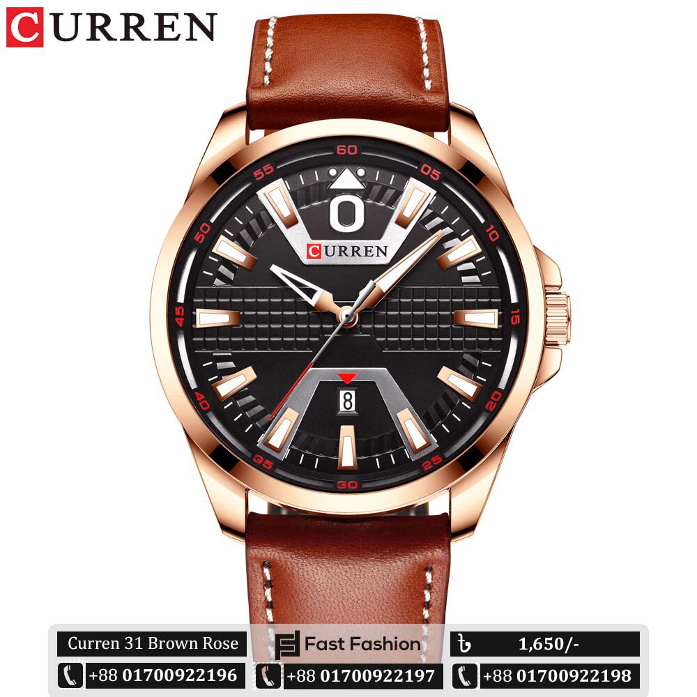 Trendy Stylish Stainless Steel Original CURREN Watch for Men | Curren 31