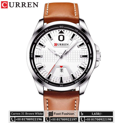 Trendy Stylish Stainless Steel Original CURREN Watch for Men | Curren 31