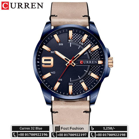 Trendy Stylish Stainless Steel Original CURREN Watch for Men | Curren 32