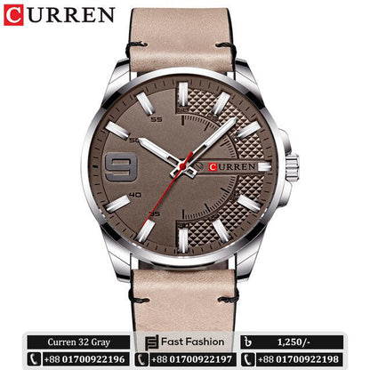 Trendy Stylish Stainless Steel Original CURREN Watch for Men | Curren 32