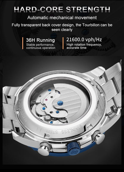 Luxury Original Premium Quality NAVIFORCE Waterproof Mechanical Watch | NF 62