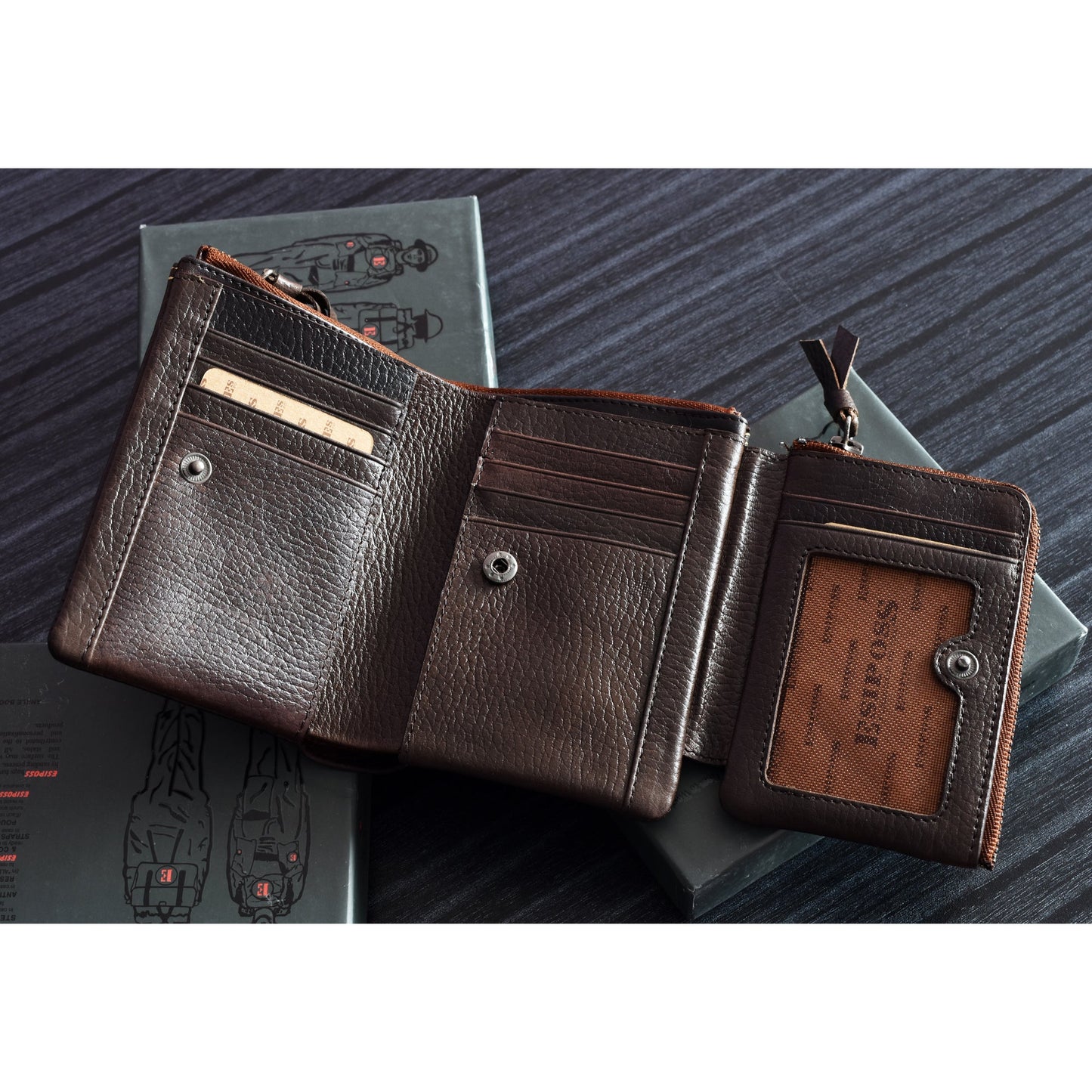 Original Esiposs Leather Wallet | Pocket Size Wallet | EPS 34