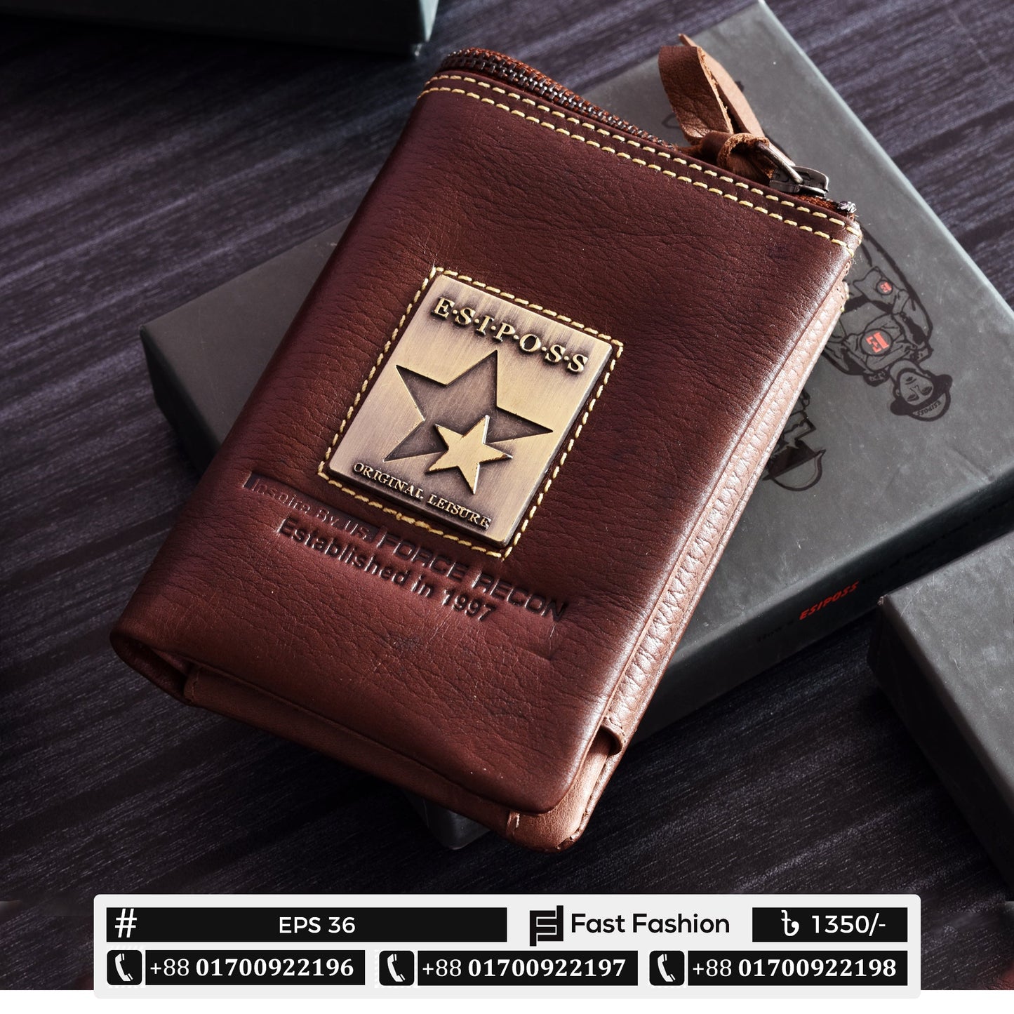 Original Esiposs Leather Wallet | Pocket Size Wallet | EPS 36