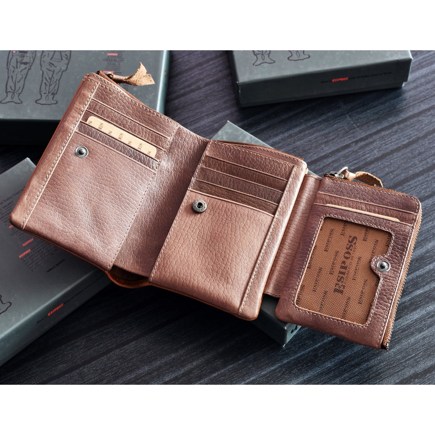 Original Esiposs Leather Wallet | Pocket Size Wallet | EPS 43