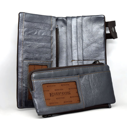 Original Esiposs Leather Long Wallet | Mobile Size Wallet | EPS Long 03