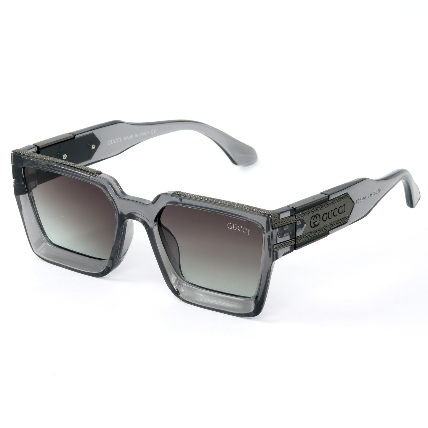 Oversized Square Geometric Acetate Sunglasses | GC 66 D