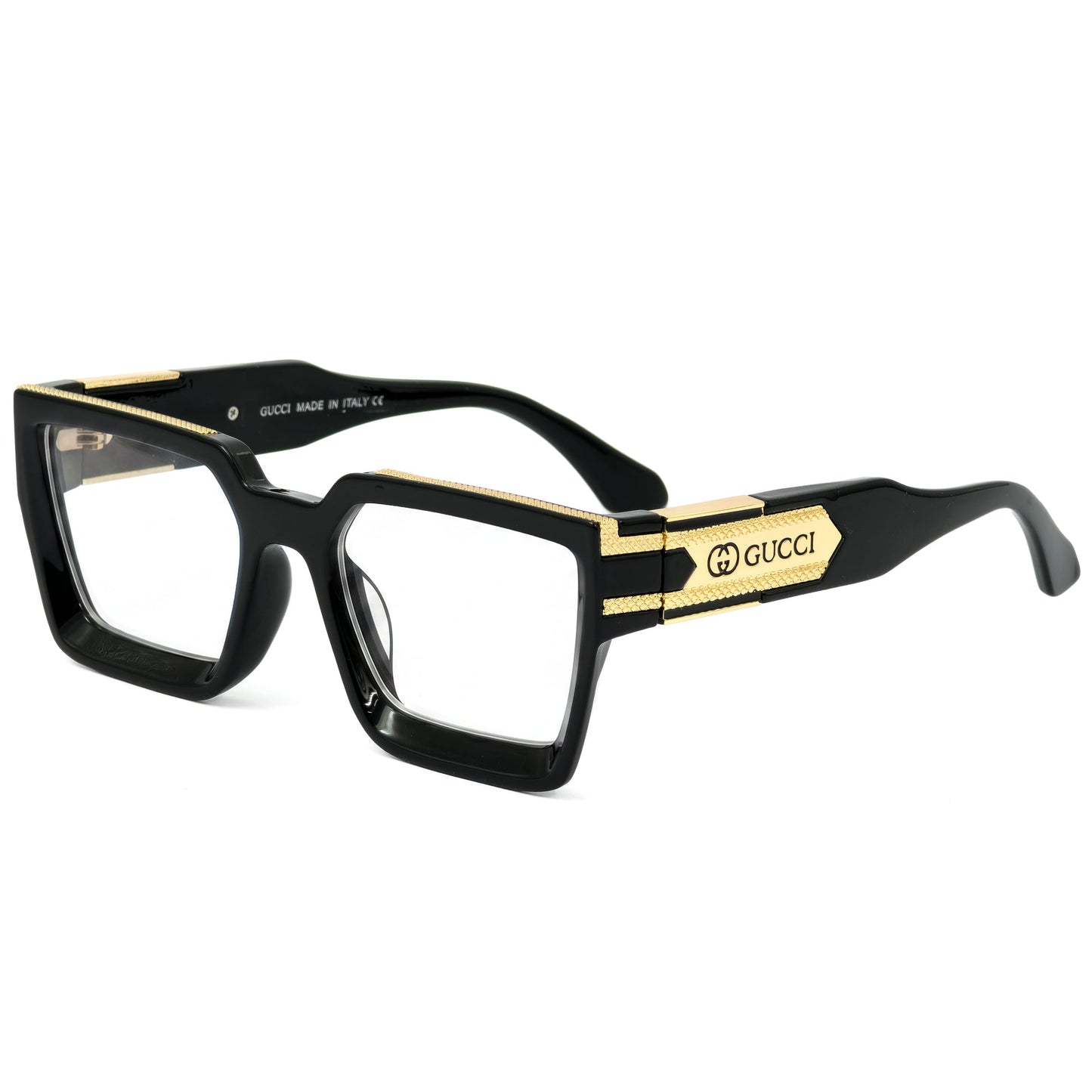 Oversized Square Geometric Acetate Eyewear | GC Frame 66 A