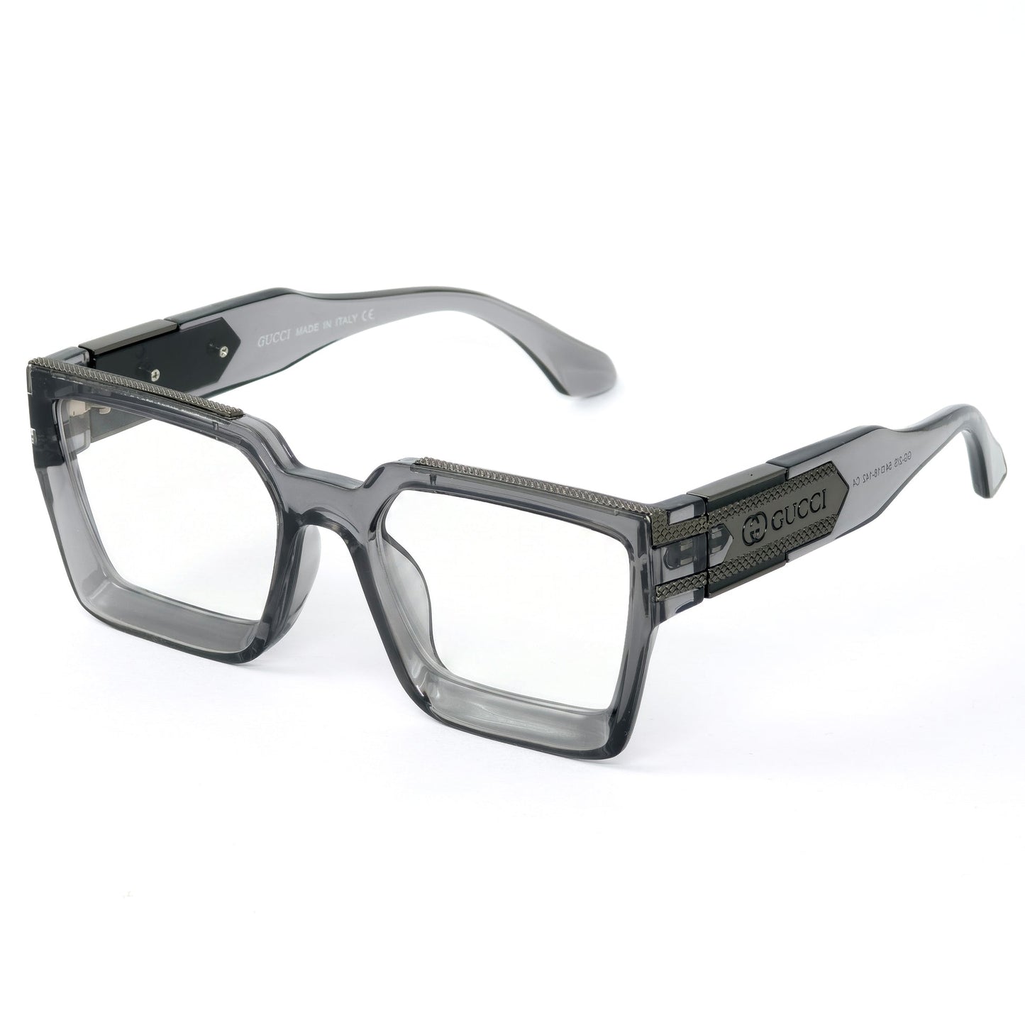 Oversized Square Geometric Acetate Eyewear | GC Frame 66 D