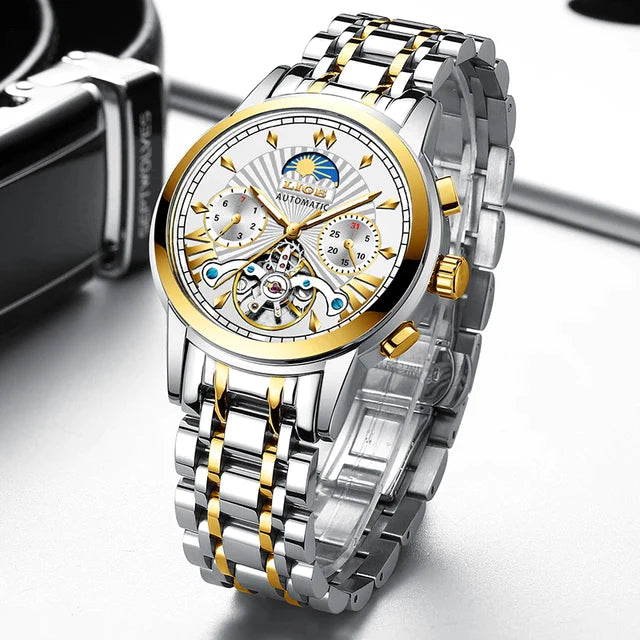 LIGE Automatic Mechanical Watch | Lige 22