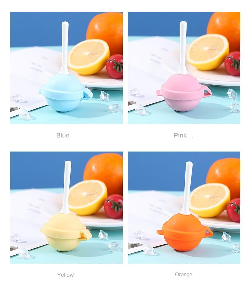 Lollipop Ice Cream FBA Standard Silicone Mold Food-Grade Ice Tray (6 Pcs)